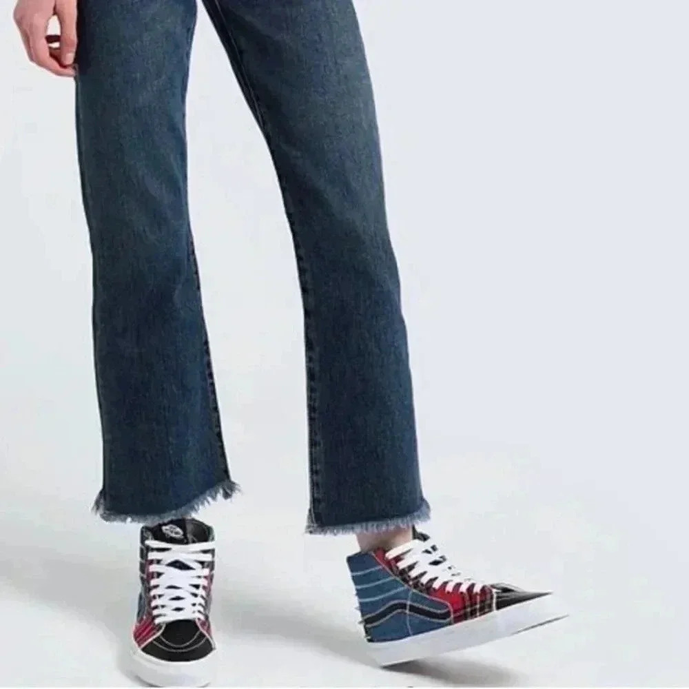 Vans SK8-HI Tartan Daze Multi Plaid Spike Sneakers Men's Size 7.5 Women's Size 9 - Picture 2 of 13